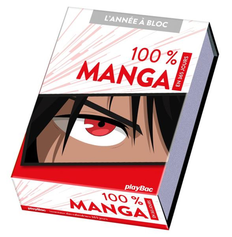 CALENDRIER 100% MANGA EN 365 JOURS - L'ANNEE A BLOC - COLLECTIF - PRISMA