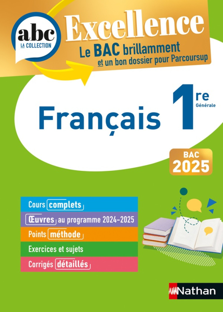 ABC BAC EXCELLENCE FRANCAIS 1RE - CAHEN-PINON/PREST - CLE INTERNAT