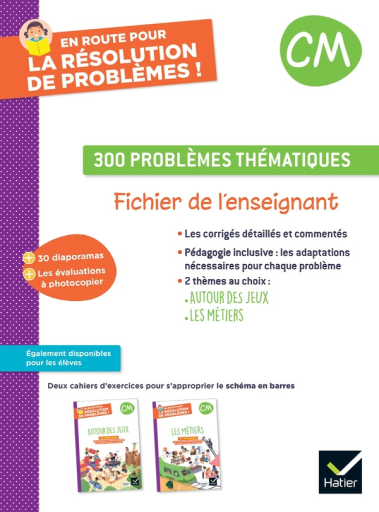 EN ROUTE POUR LA RESOLUTION DE PROBLEMES ! CM - ED. 2024 - FICHIER ENSEIGNANT - SIEJA  GREGORY  - HATIER SCOLAIRE