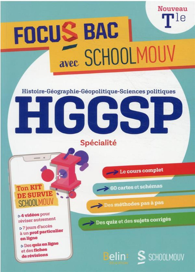 FOCUS BAC HGGSP SPECIALITE TERMINALE - DECROCHE TON BAC AVEC SCHOOLMOUV - DOUSTALY ANNE - BELIN