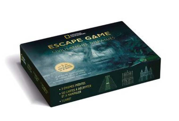 ESCAPE GAME - CIVILISATIONS DISPARUES - COLLECTIF - NATIONAL GEOGRA