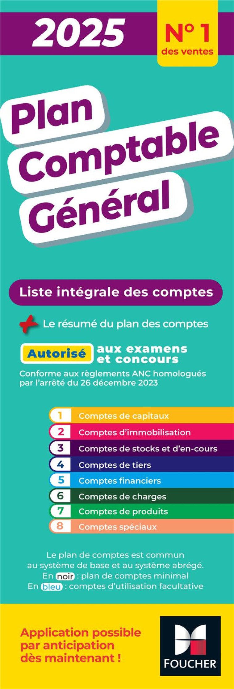 PLAN COMPTABLE GENERAL - PCG - 2025 - PAUGAM SEBASTIEN - FOUCHER