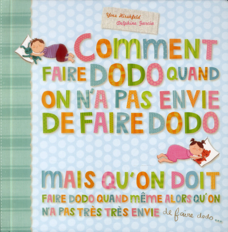 COMMENT FAIRE DODO QUAND ON A - HIRSCHFELD, YVES  - THOMAS JEUNESSE