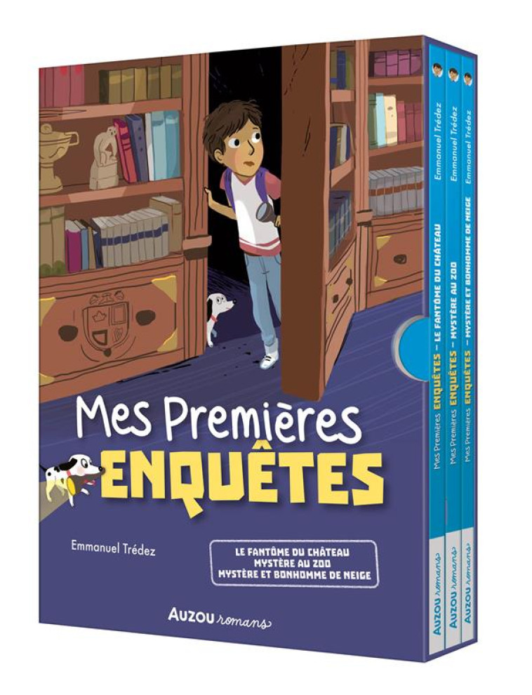 MES PREMIERES ENQUETES - T01 - COFFRET BIBLIOTHEQUE 1 - MES PREMIERES ENQUETES - TOMES 1 A 3 - TREDEZ EMMANUEL - PHILIPPE AUZOU