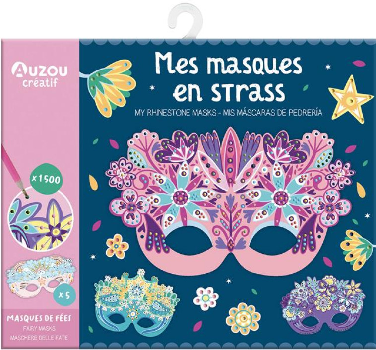 MA POCHETTE D'ARTISTE - MES MASQUES EN STRASS - JOUET - MC GLOIN PAULA - NC