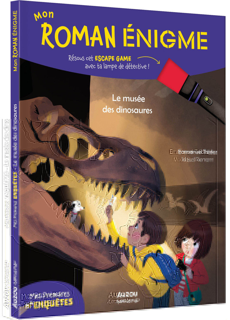 MON ROMAN ÉNIGME - MES PREMIÈRES ENQUÊTES : LE MUSÉE DES DINOSAURES - Trédez Emmanuel Trédez Emmanuel, Riemann Maud - AUZOU