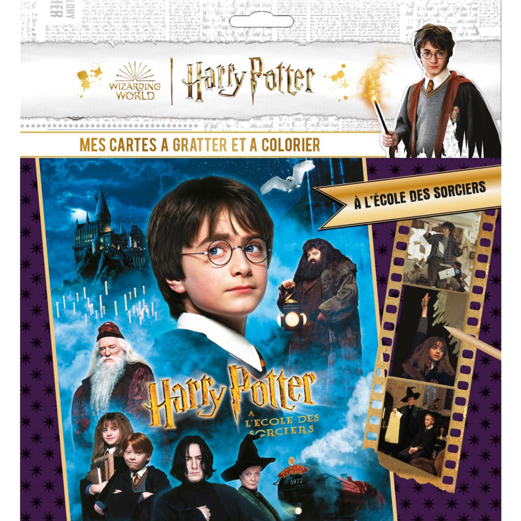 Harry Potter - Cartes à gratter École des Sorciers - PLAYBAC EDITIONS  - PLAY BAC