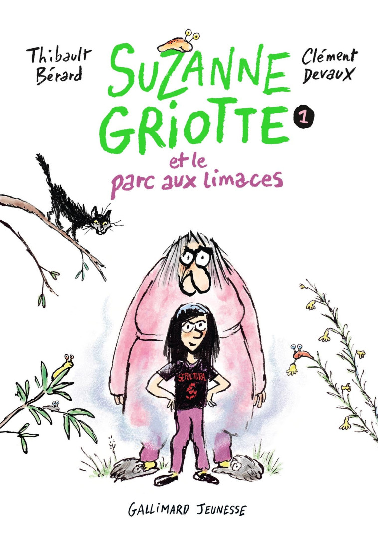 Suzanne Griotte et le parc aux limaces - Bérard Thibault, Devaux Clément - GALLIMARD JEUNE