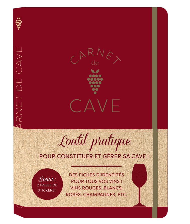 Carnet de cave   tout pour suivre et gérer votre cave à vin - Editions 365 Editions 365 - 365 PARIS