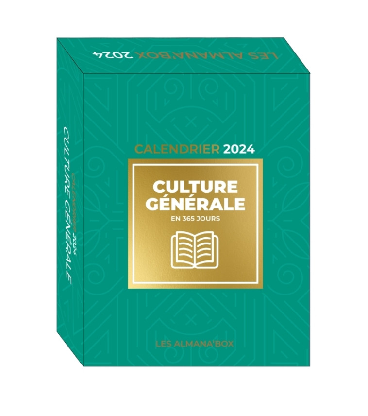 Grand calendrier Almana'box Culture générale en 365 jours 2024 - Pizzuti Arnaud - 365 PARIS