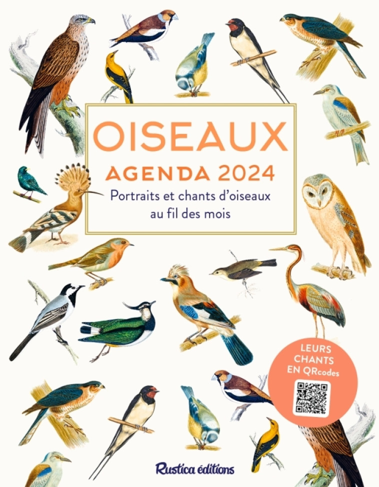 Oiseaux : agenda 2024 - Millancourt Hervé - RUSTICA