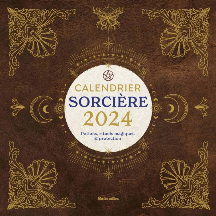 Calendrier mural sorcière 2024 - D'Hennezel Marie - RUSTICA