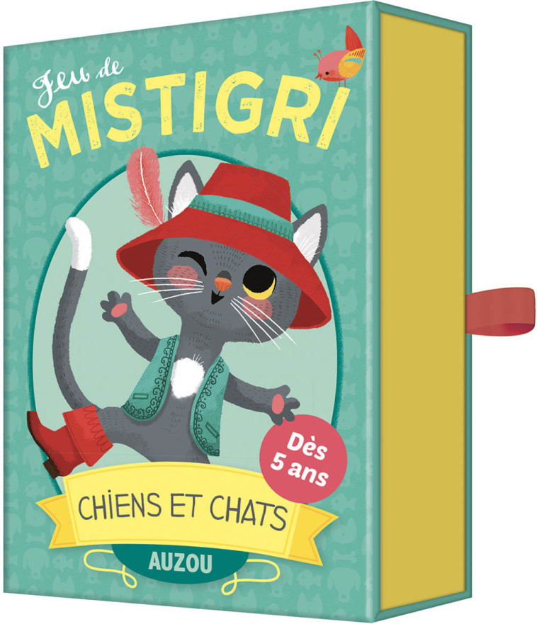 JEUX DE CARTES - JEU DE MISTIGRI CHIENS ET CHATS - BOS Miriam - AUZOU