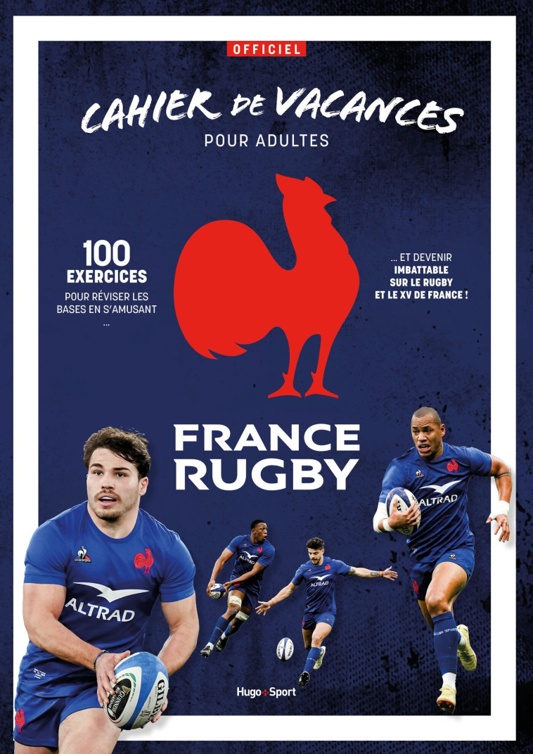 Cahier de vacances pour adultes du XV de France - Lefevre Gaëtan, FFR FFR, FFR  - HUGO SPORT