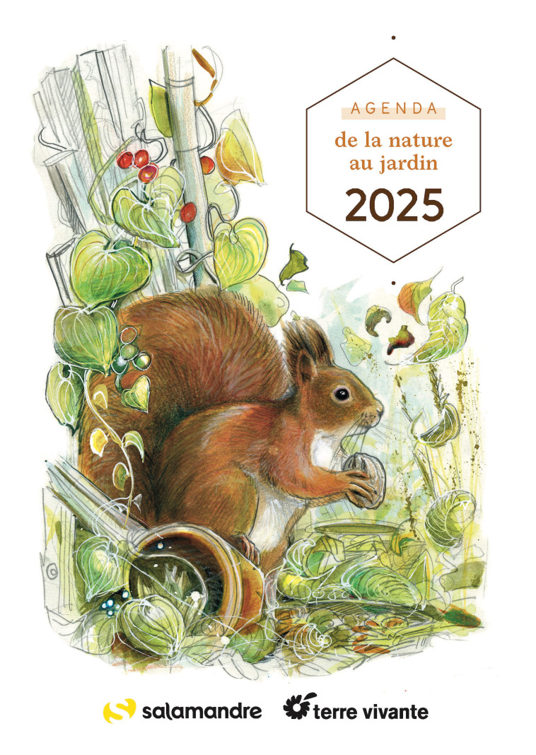 Agenda de la nature au jardin 2025 - Peyrot Morgane, BRIAND Maud - TERRE VIVANTE