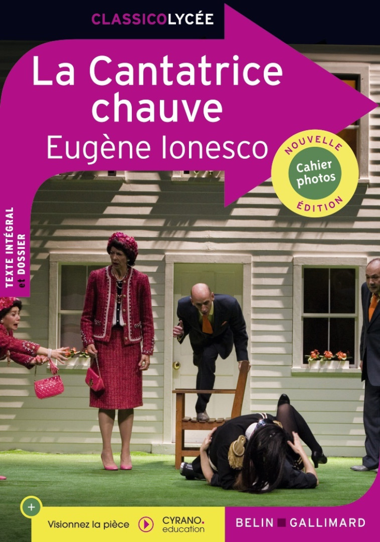 La Cantatrice chauve - Hubac Marianne, Ionesco Eugène - BELIN EDUCATION