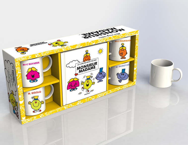 Coffret mini mug cake Monsieur-Madame - XXX - MARABOUT