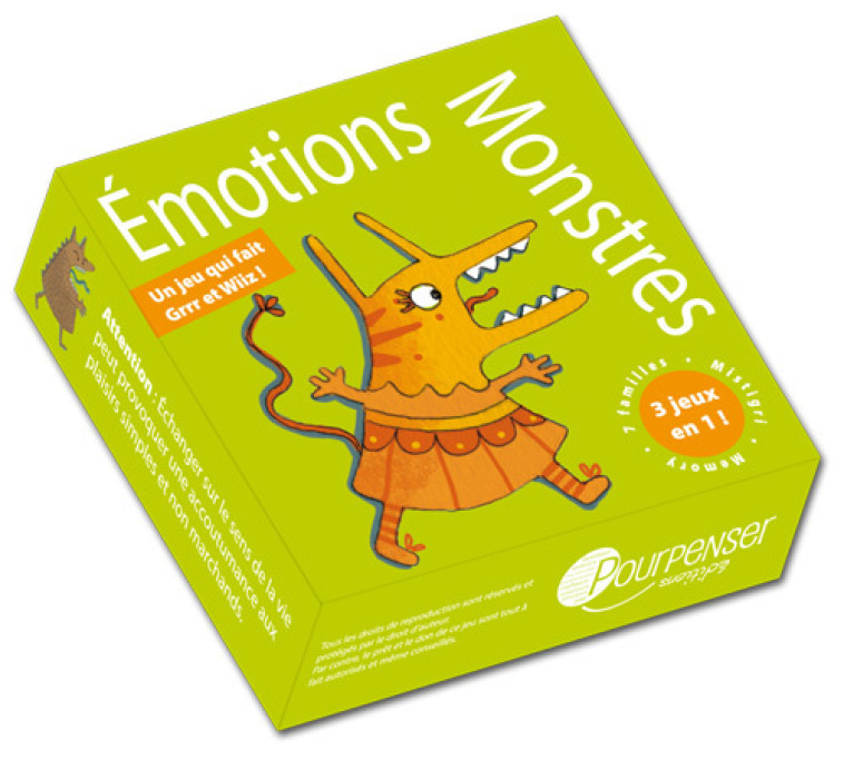 Emotions Monstres - De Pétigny Aline  - POURPENSER