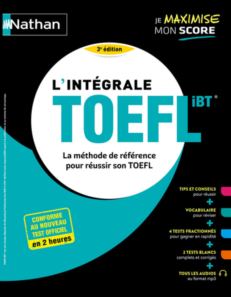 L'intégrale TOEFL - La méthode de référence pour réussir son TOEFL - Murdoch Stern Serena, Evensen Paul - NATHAN