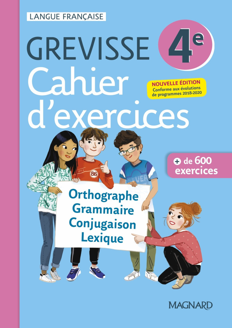 Cahier Grevisse 4e (2021) - Pellat Jean-Christophe, Carrère Ariane - MAGNARD