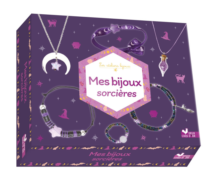 Mes bijoux sorcières - coffret avec accessoires - Lazerges Laetitia - DEUX COQS D OR