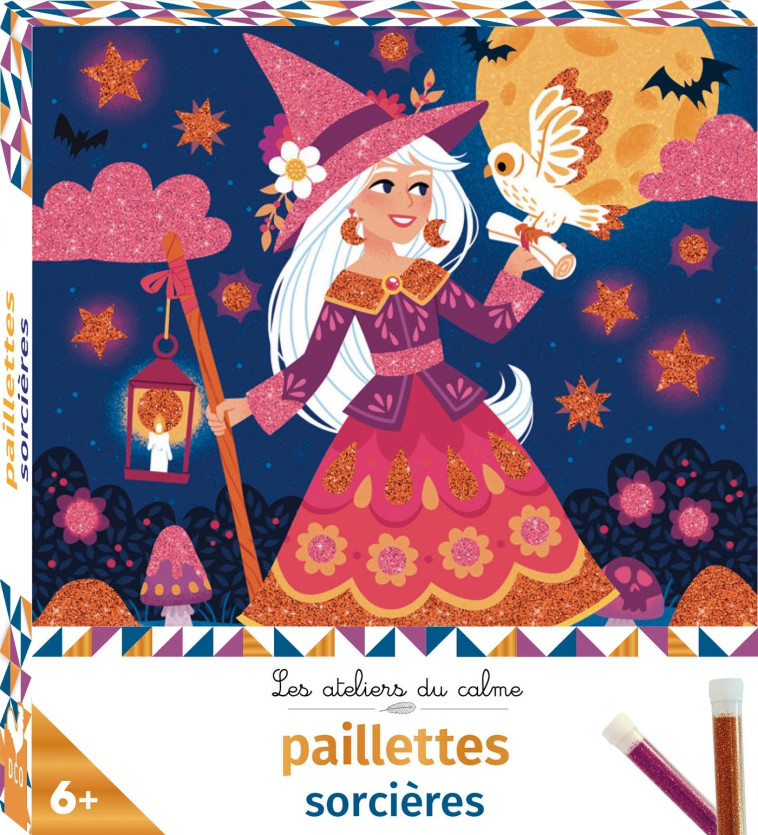 Paillettes sorcières - mini boîte avec accessoires - Fabre Léa - DEUX COQS D OR