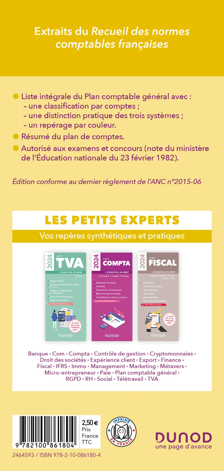 Plan comptable général - PCG - 2024-2025 - Charlotte Disle - DUNOD