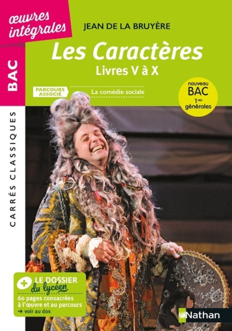 La Bruyère, Les Caractères - Livres V à X - De la bruyère De la bruyère, Jean de La Bruyère - NATHAN