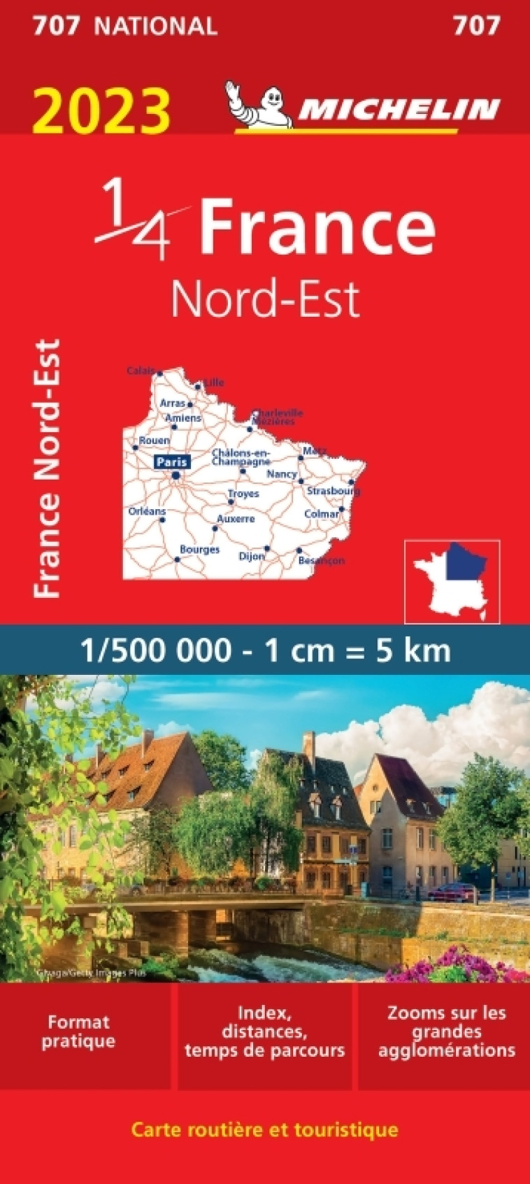 Carte Nationale France Nord-Est 2023 - XXX - MICHELIN