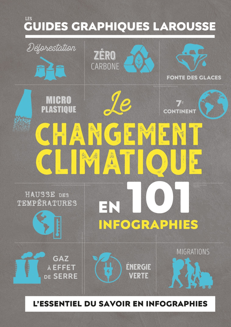 LE CHANGEMENT CLIMATIQUE EN 101 INFOGRAPHIES -  F.Berkhout - LAROUSSE