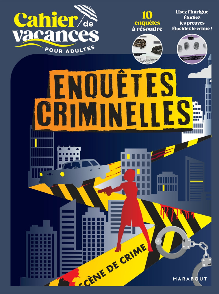 Cahier de vacances Enquêtes criminelles -   - MARABOUT