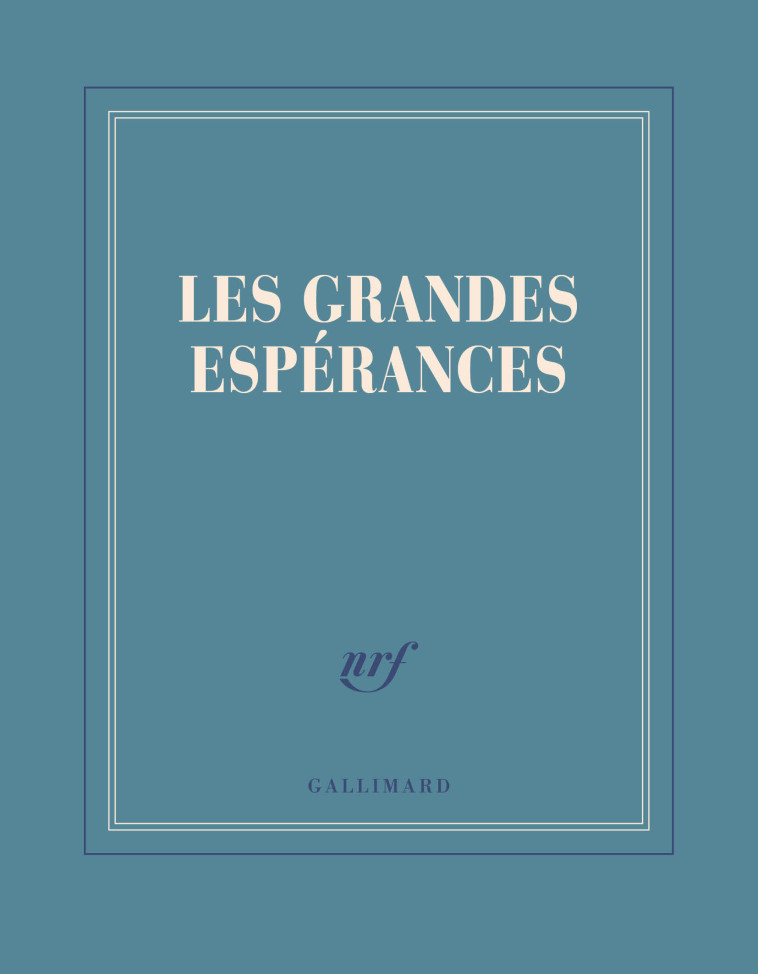 Carnet carré "Les grandes espérances" (papeterie) -  COLLECTIFS GALLIMARD,  Collectifs - GALLIMARD