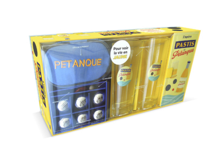 Coffret L'Apéro pastis et pétanque - Collectif Collectif - SOLAR