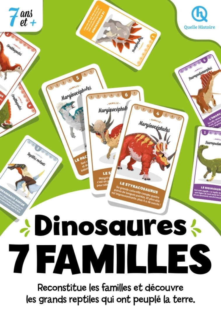 7 familles Les dinosaures - Quelle Histoire Studio Quelle Histoire Studio,   - QUELLE HISTOIRE