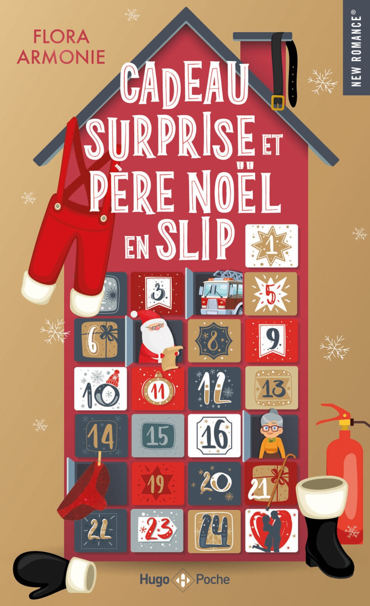 Cadeau surprise et père Noël en slip - Flora Armonie - HUGO POCHE