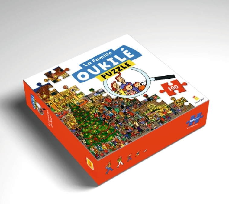 La famille Oukilé Puzzle Le marché de Noël - Béatrice Veillon - BAYARD JEUX