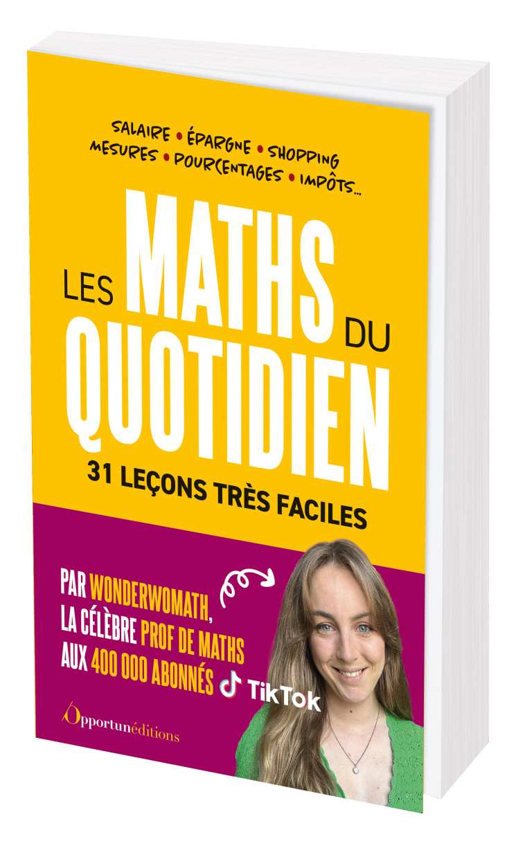 Les maths du quotidien -  Wonderwomaths - OPPORTUN