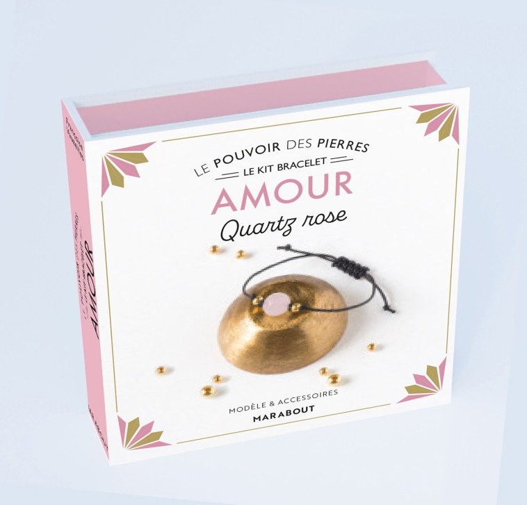 Kit bracelet le pouvoir des pierres - Amour - Françoise Vauzeilles - MARABOUT