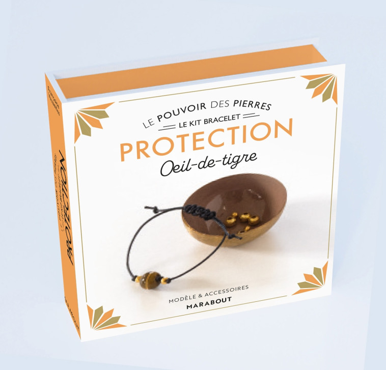 Kit bracelet le pouvoir des pierres- Protection - Françoise Vauzeilles - MARABOUT