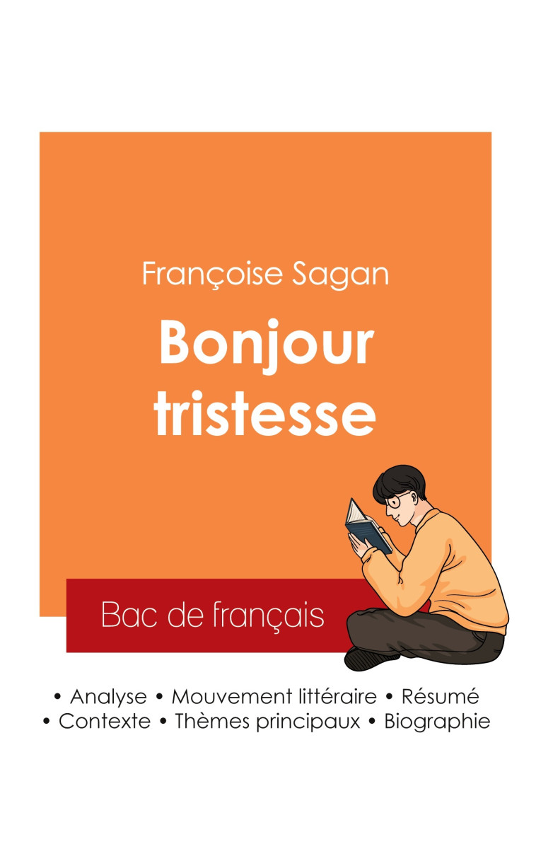 Réussir son Bac de français 2025 : Analyse du roman Bonjour tristesse de Françoise Sagan -  SAGAN FRANCOISE, Françoise Sagan - BAC DE FRANCAIS