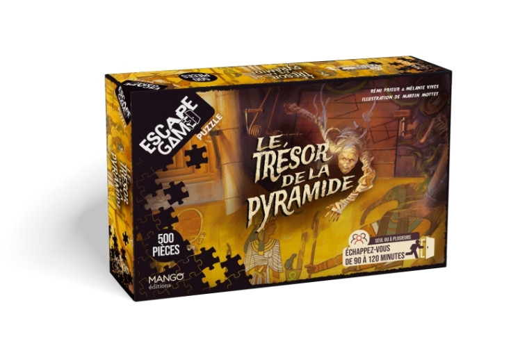 Escape Game puzzle - Le trésor de la pyramide - Rémi Prieur, Mélanie Vives, Martin Mottet - MANGO