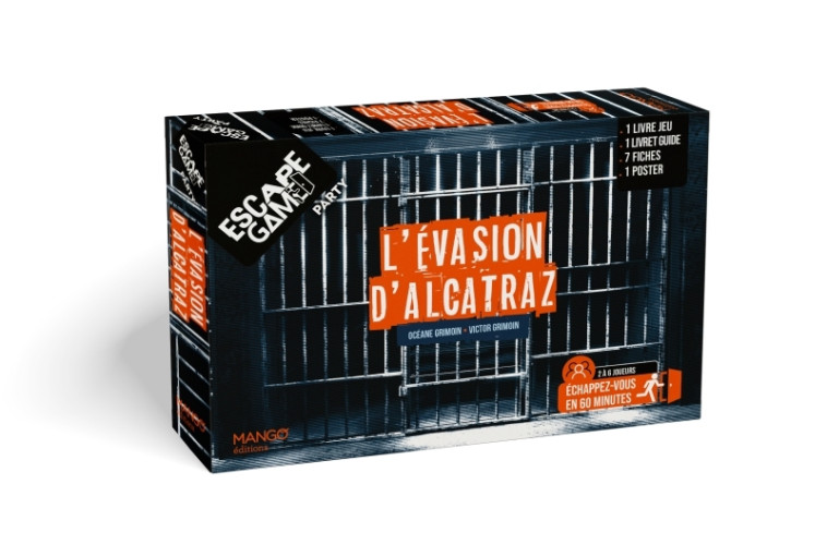 Escape game party - L'évasion d'Alcatraz - Victor Grimoin, Emmanuel Grard, Océane Campanella - MANGO