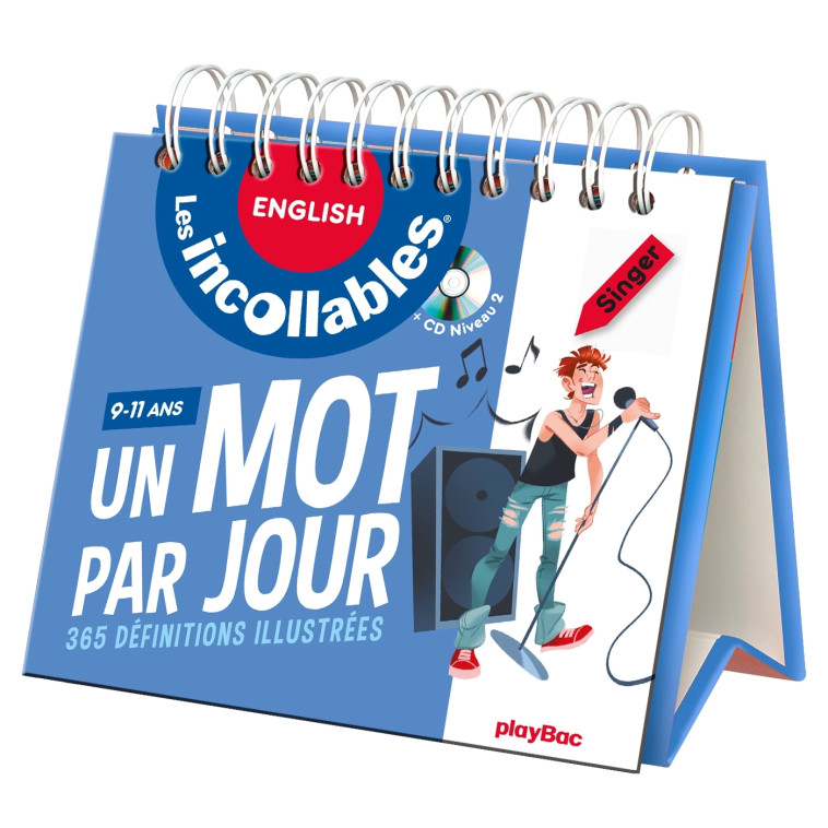 Les incollables - Un mot par jour - Anglais 9/11 ans - XXX - PLAY BAC