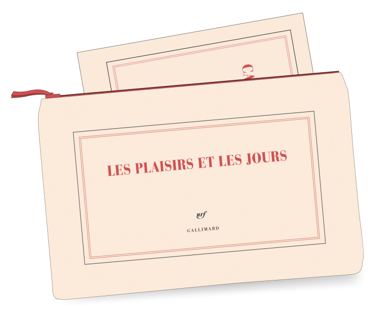 Trousse "Les plaisirs et les jours" (papeterie) -  Collectifs - GALLIMARD