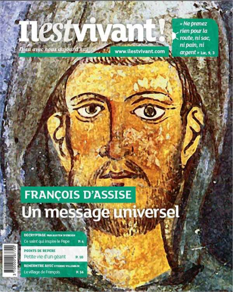 N°350 - François d'Assise, un message universel - Janvier - février - mars 2020 -  IL EST VIVANT - IL EST VIVANT