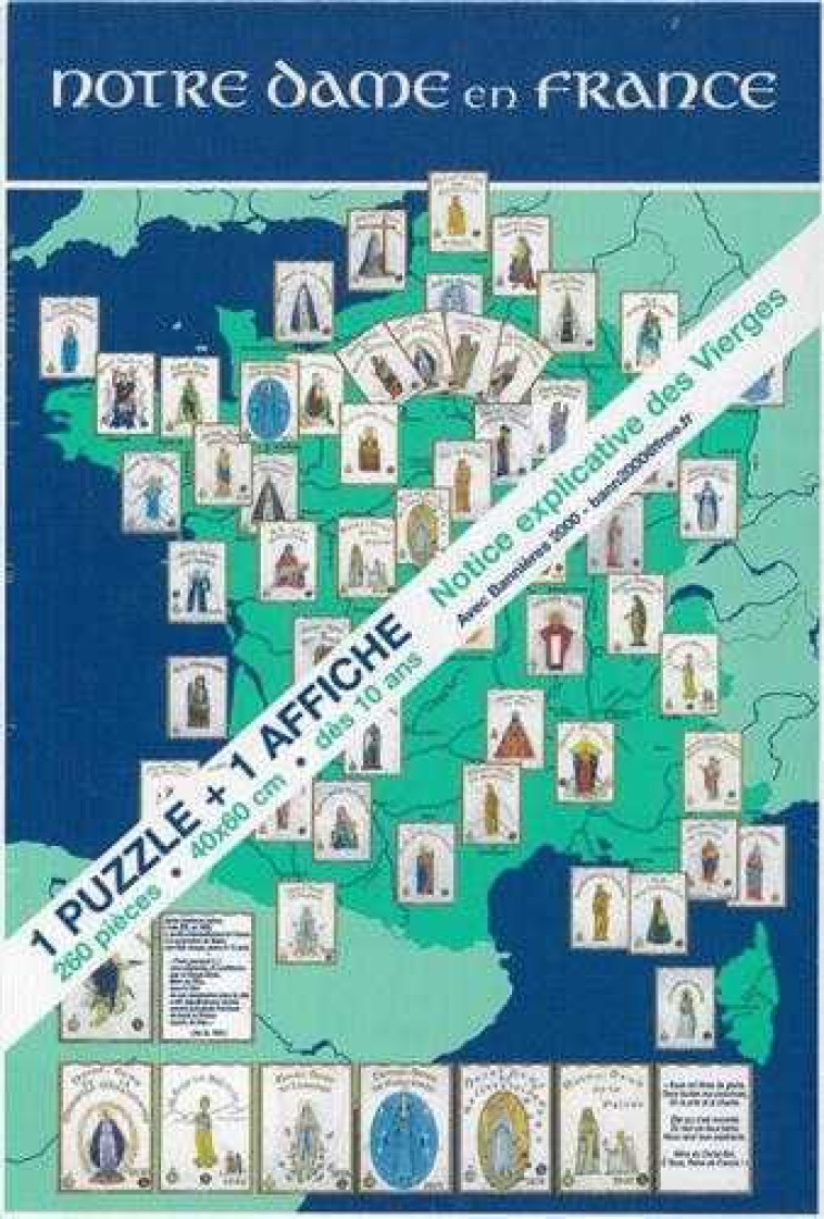 Puzzle Notre Dame en France - XXX - BANNIERES 2000