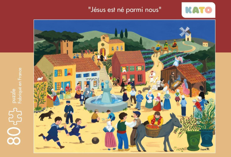 Puzzle KATO "Jésus est né parmi nous" -   - KATO