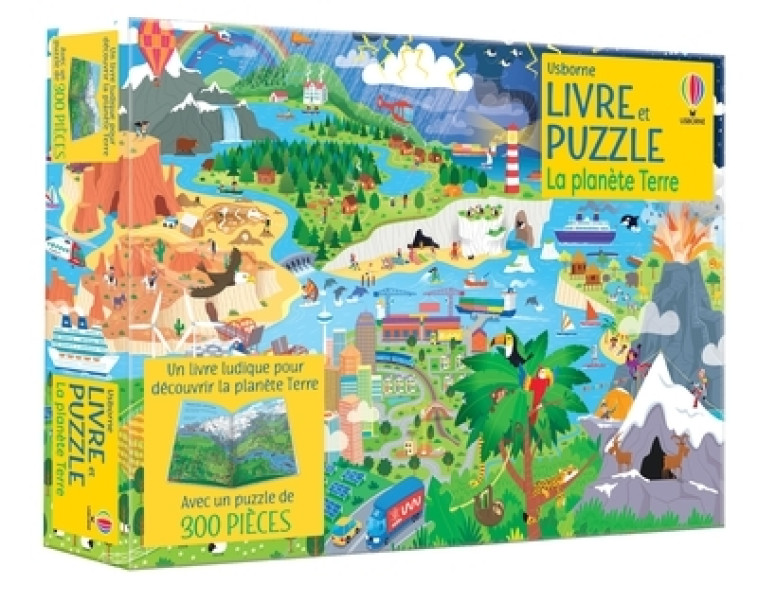 La planète Terre - Coffrets Livre et puzzle - Katie Daynes, Renee Chaspoul, Nick Stellmacher, Peter Allen, Julia Jones, Helen Edmonds, Claire Lefebvre - USBORNE