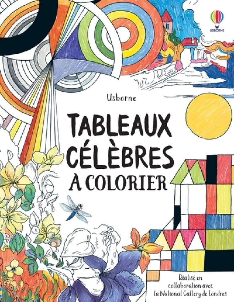 Tableaux célèbres à colorier - Susan Meredith, Antonia Miller, Amy Manning, Samantha Barrett, Virginie Clauzel - USBORNE