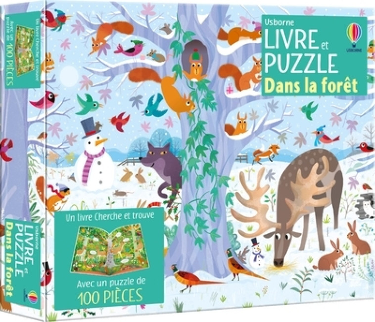 Dans la forêt - Coffret Livre et puzzle - Dès 5 ans - Kirsteen Robson, Gareth Lucas - USBORNE